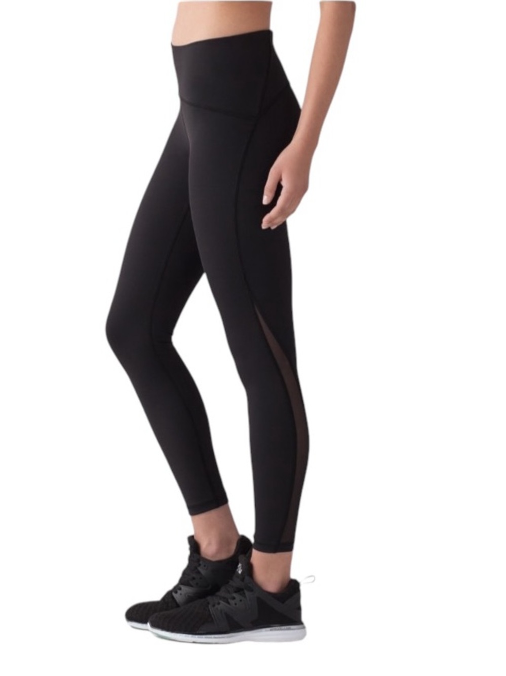 Lululemon Train Times 7/8 Pant 25" Black Size 6